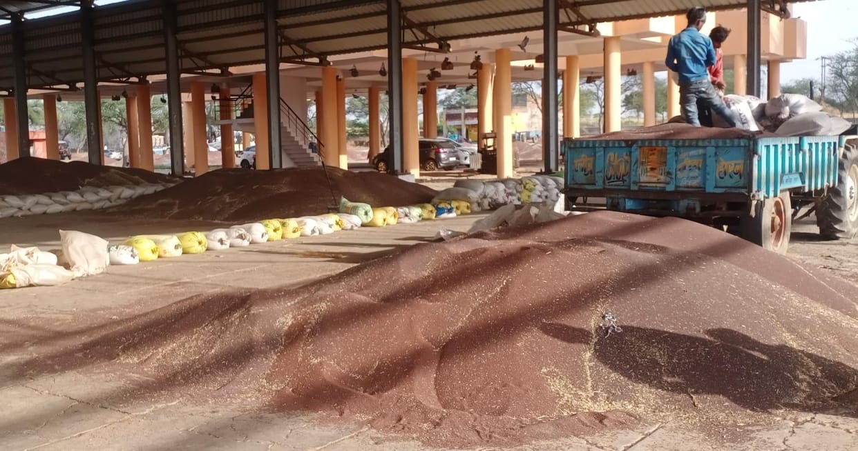 Dispute between handling agent and society in Jui grain market