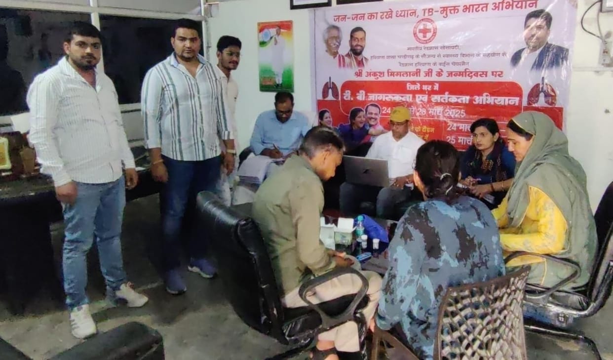 TB awareness and health checkup camp organized in crusher zone