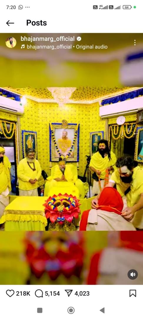 Kelly Kunj Ashram decorated like heaven