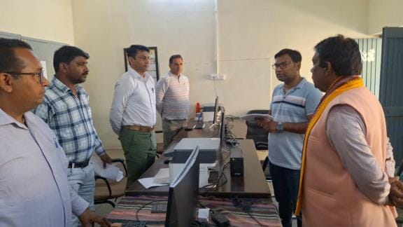 After taking charge, the chairman reached the office, 4 employees including JE were found absent