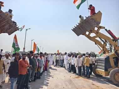Congress party held a grand show of strength in Sidhi