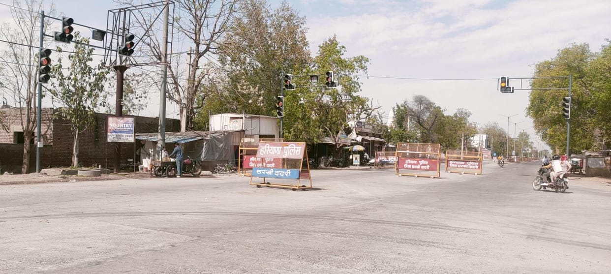Rawaldhi-Bhiwani Link Marg ROB is open for vehicles, city traffic lights are still closed