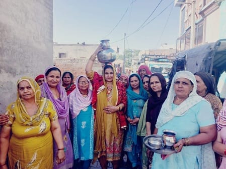 The ritual of worshipping the well was performed on the birth of a daughter