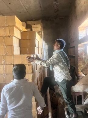 आबकारी विभाग द्वारा की गई कार्रवाई