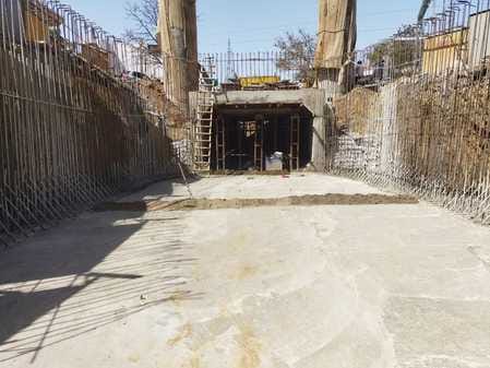 Underpass construction work is expected to be completed in three months