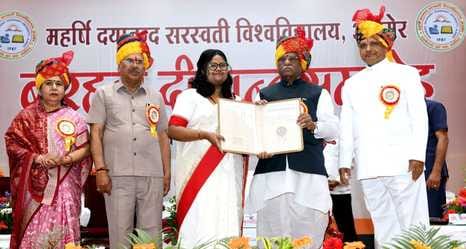 Ajmer India will become world leader terms of modern knowledge along tradition Haribhau Bagde MDS convocation