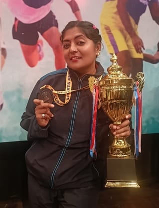 Haryana won bronze medal in national women's kho-kho competition