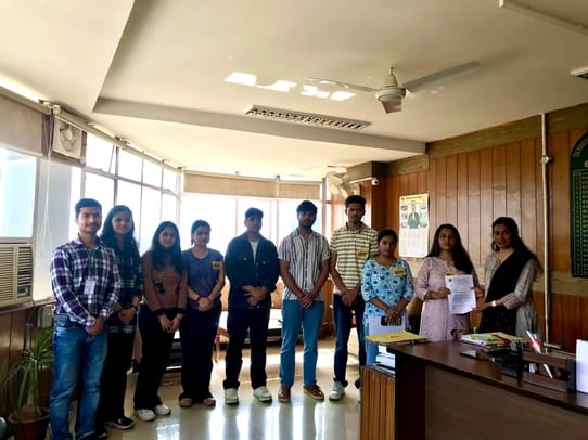 ABVP demanded the appointment of a permanent Vice Chancellor in the Agricultural University