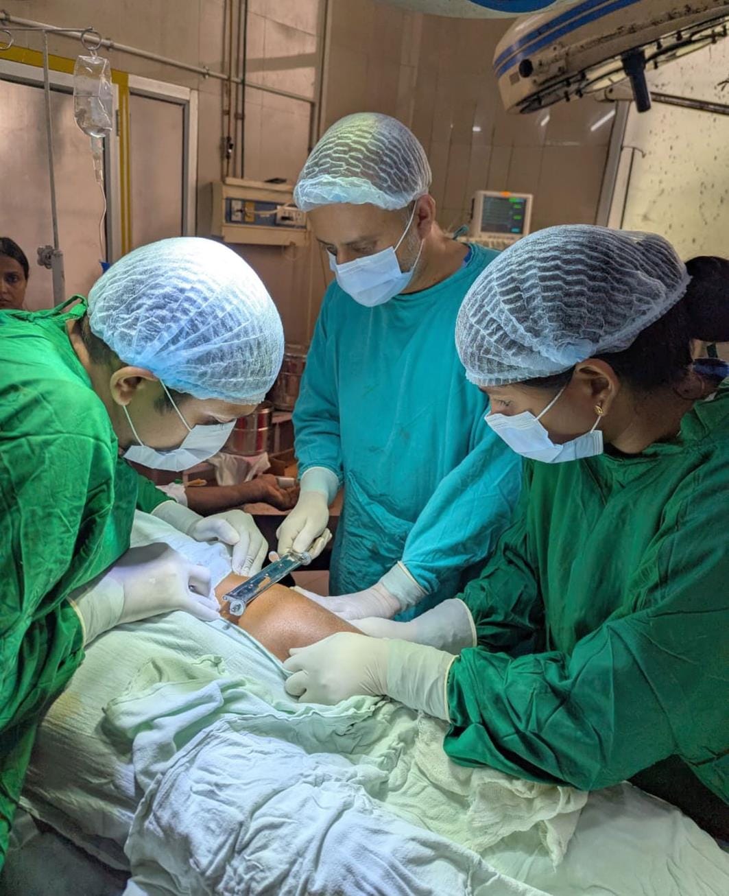 Doctors performed successful skin transplant in 45 minutes surgery