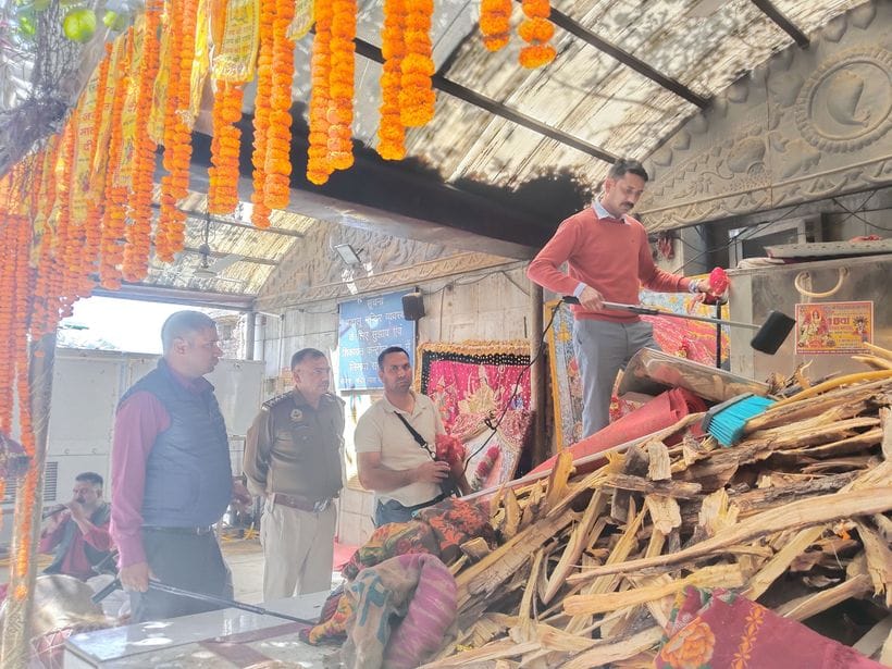 Navratra Mela: Bomb disposal squad and dog squad team conducted inspection