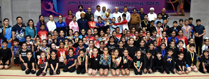 Jammu overall champion in UT Gymnast Championship