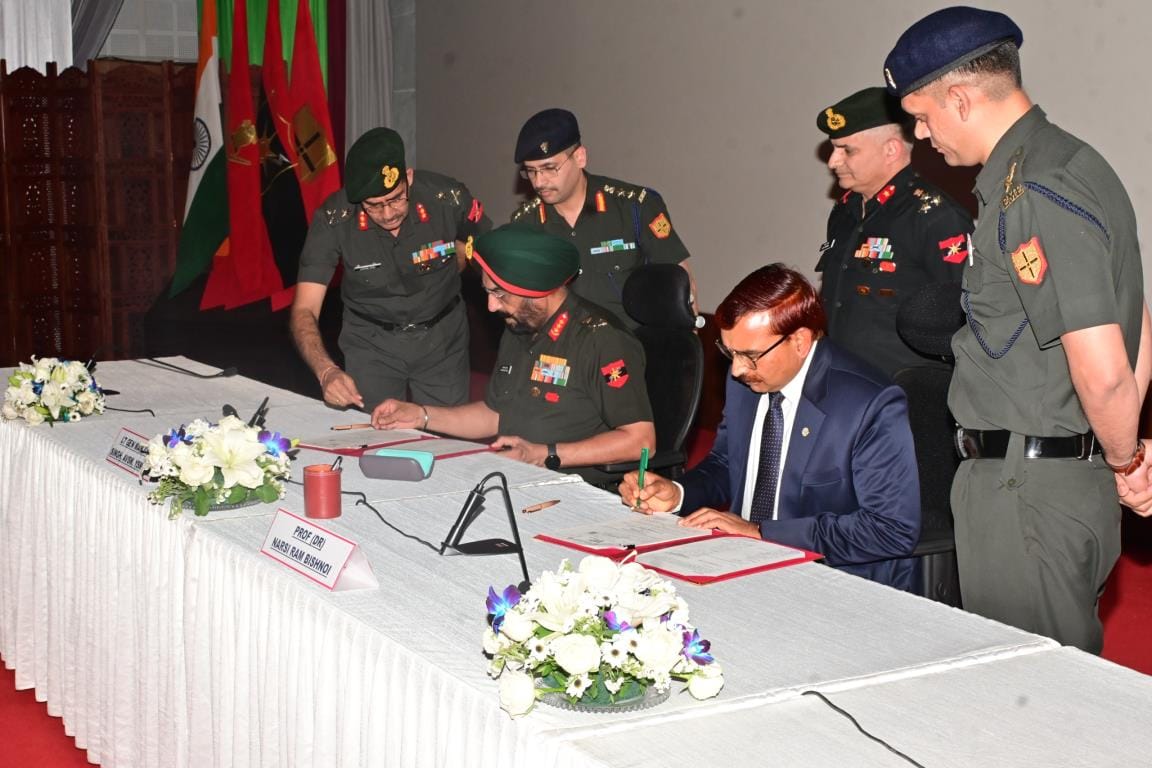 GJU students will do research in collaboration with Indian Army: Prof. Bishnoi