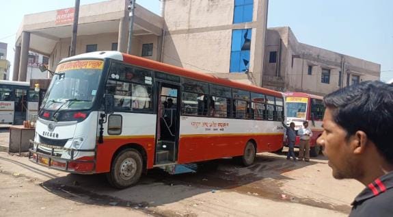 The plan to build two bus stands is in limbo due to non-availability of land
