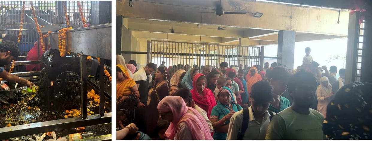shani amaavasya: kokilaavan mein umada shraddhaaluon ka sailaab