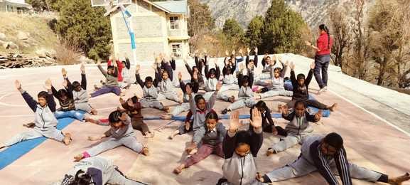 Yoga camp organized in Ribba School