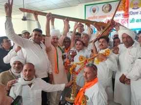 BJP district president honored