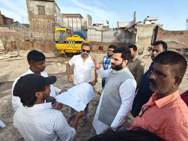 Questions raised on the quality of construction of Shiv Mandir Corridor