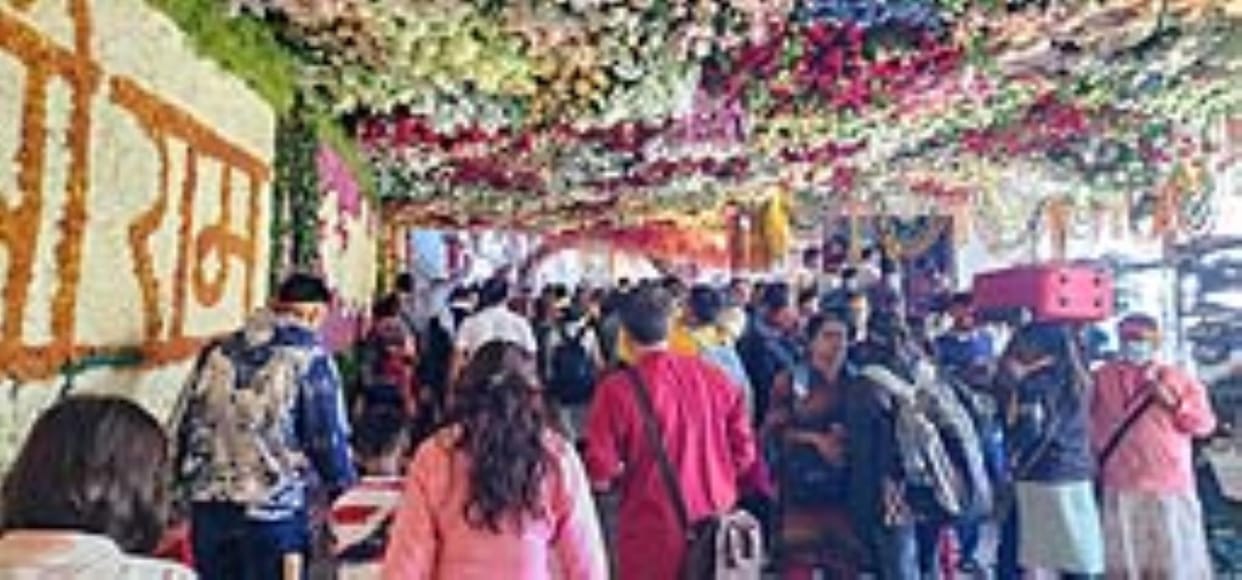 Rush in katra due to First Navratra