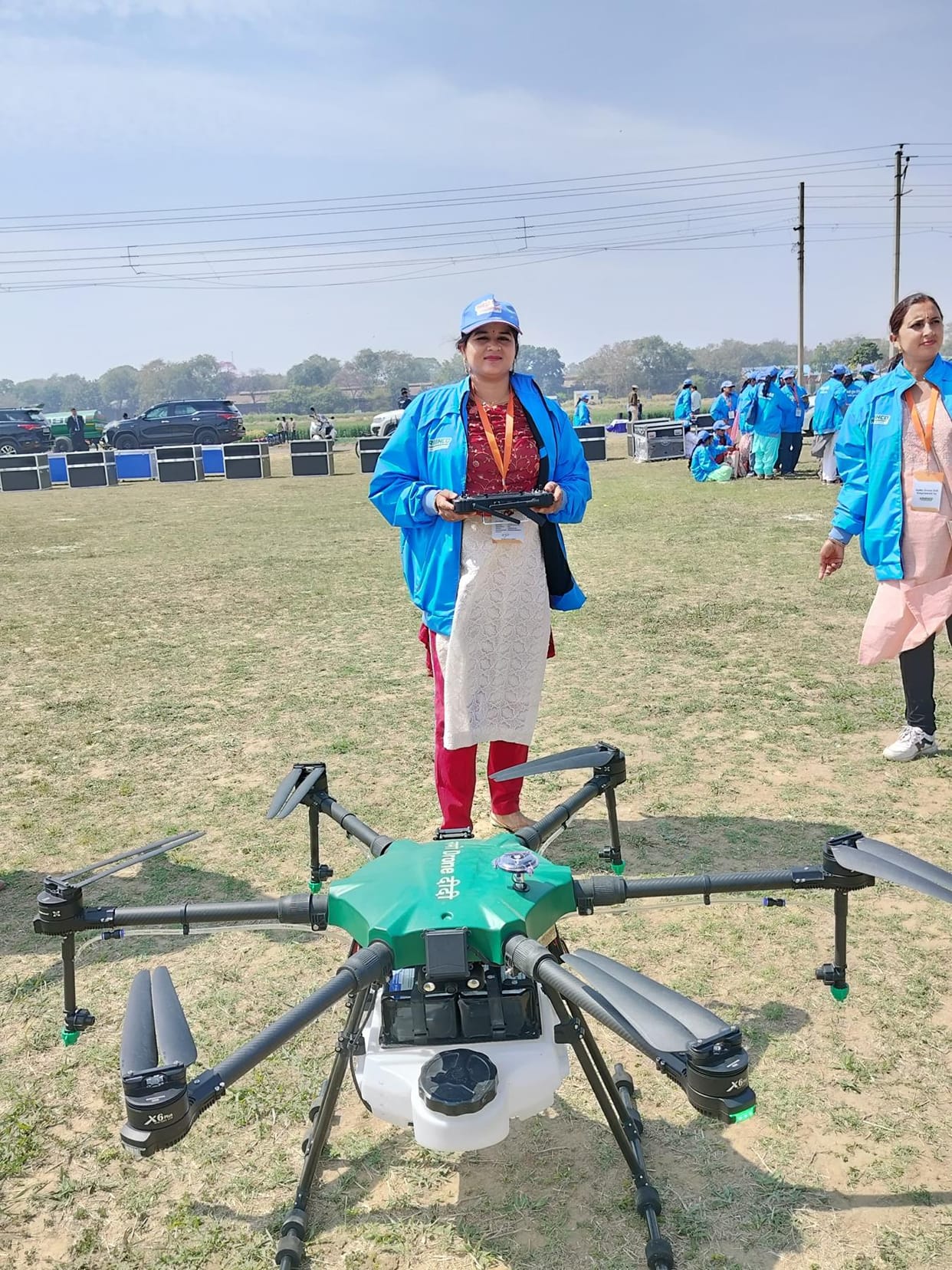 Drone Didi Monica herself became self-reliant, gave employment to 11 women