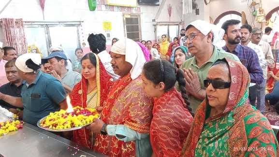 Worshiped Mother Brahmacharini and Chandraghanta