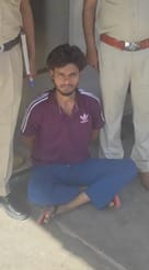 The accused who escaped after dodging the police was arrested