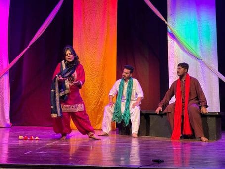The play Kali Salwar was staged with great emotion