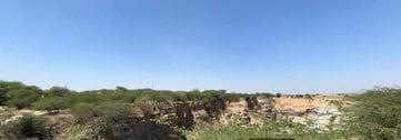 The team visited Dostpur village on the complaint of illegal mining