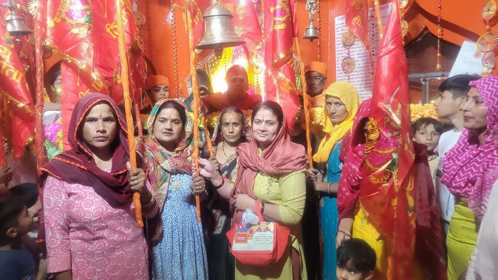 A glimpse of Mother Kushmanda's smile created the universe