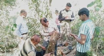 Axe was used on Khair trees in Dioli area, 21 machete recovered