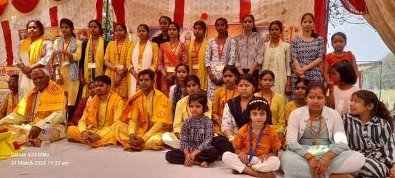 Naming of 27 children in Gayatri Maha Yagya