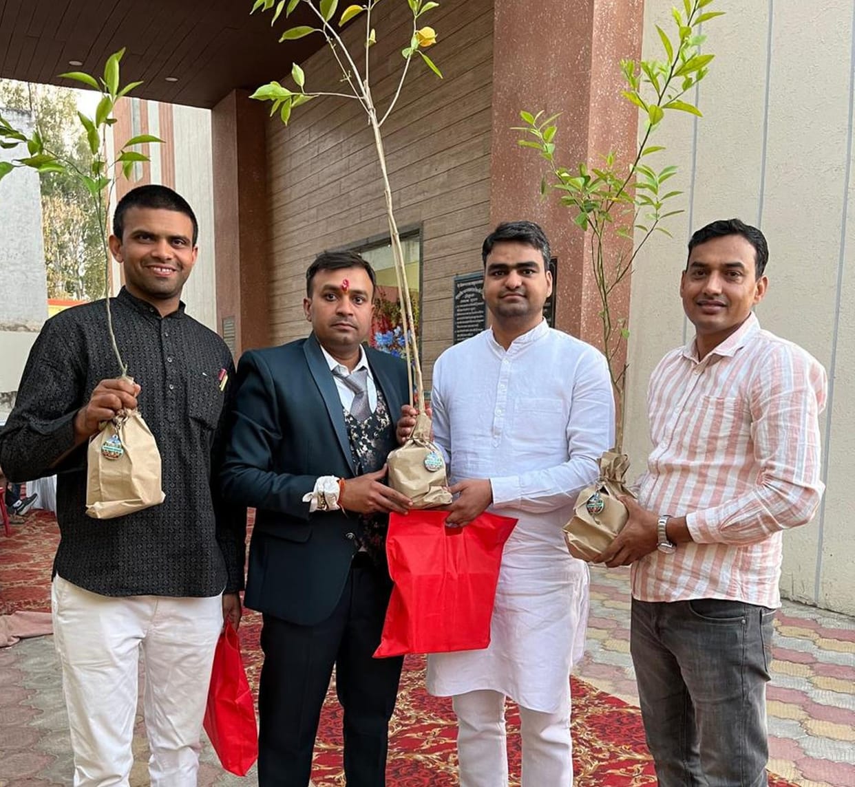 groom gifted plants