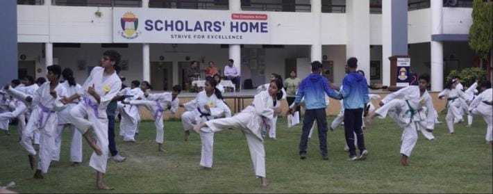 Successful players of Karate Belt Exam were honored