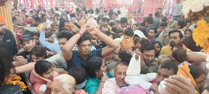 More than 40 thousand devotees reached Mahamaya Devi temple