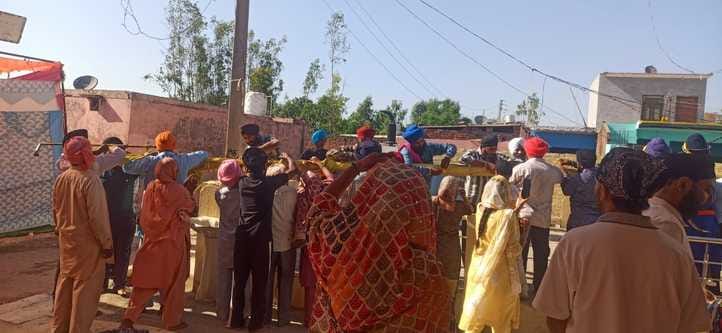 Nishan Sahib ritual was performed on the second day of Jod Mela