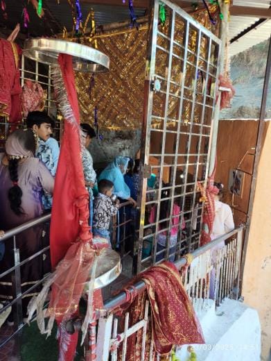 Devotee Reached At Pingla mata Temple