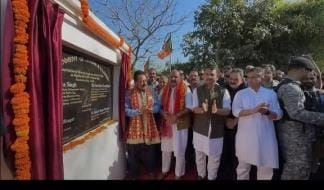 Bridge Contruction Start in Majalta, Union Minister Inagurate
