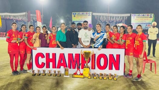 Daughters became champions of All India Six a Side Hockey Competition