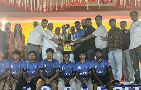 Prabhwala's team was runner-up in the match against Uchana in the day-night football tournament