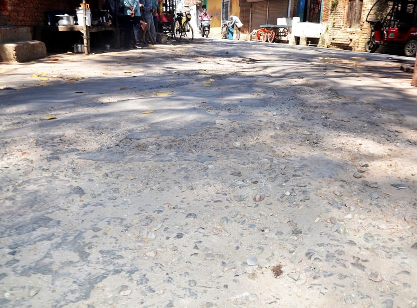 A budget of Rs 1.43 crore has been released for the construction of a new road, the wounds of the old roads have not healed