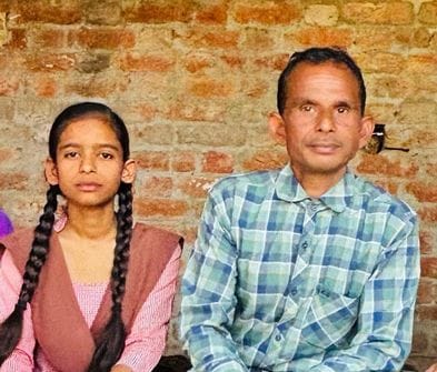 Anshika topped the division in the entrance exam of Atal Residential School