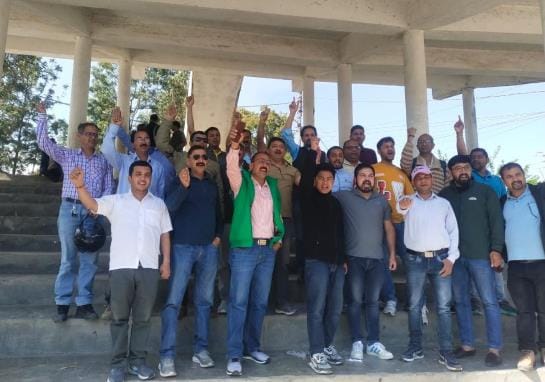 Government employees again raised their voice for restoration of old pension
