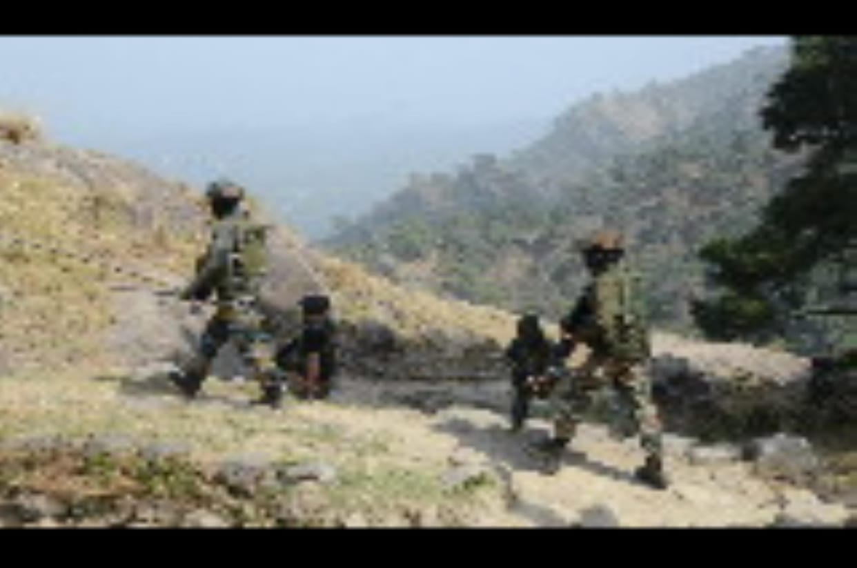 soldier starts search operation