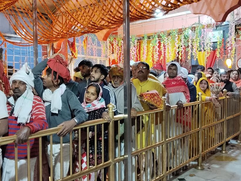 12 thousand devotees paid obeisance at the court of Mata Chintapurni on the third Navratri