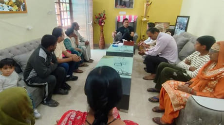 MLA Sudarshan Bablu listened to the problems of the people in Panjoa