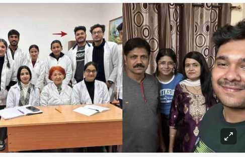 Alwar News Student pursuing MBBS in Kazakhstan dies of heart attack Utkarsh was resident of Vivekanand Nagar
