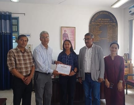 Anita represented the state in the National Integration Camp
