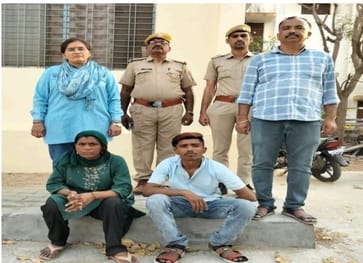 Sirohi Mother and son arrested for stealing ladies purse from AC coach of Hisar-Secunderabad Express