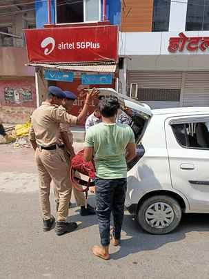 The crackdown started for prohibition of liquor, 5 people including a woman were arrested after a raid