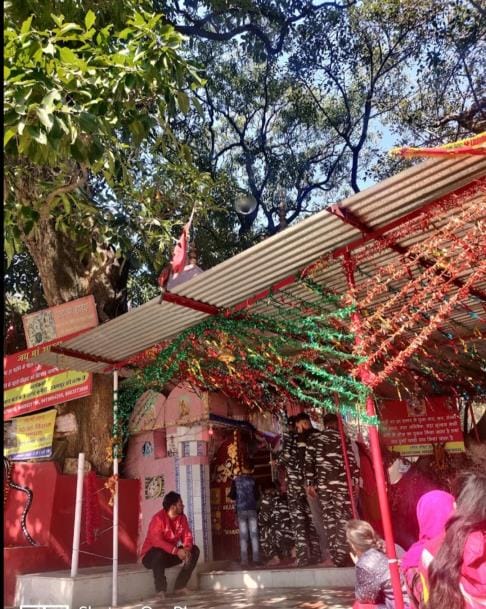 Mata Sharda Temple at Mountain