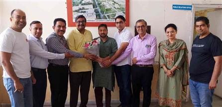 Prof. Ashish Dahiya took over the charge of Director Public Relations